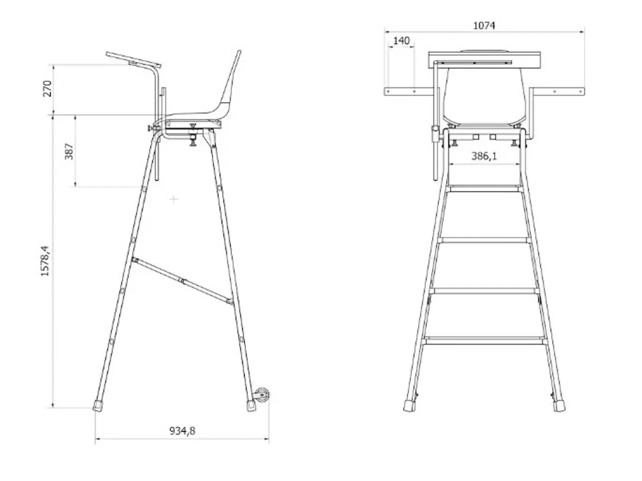 Billede 3 - Jagtstige udkigspost mm.