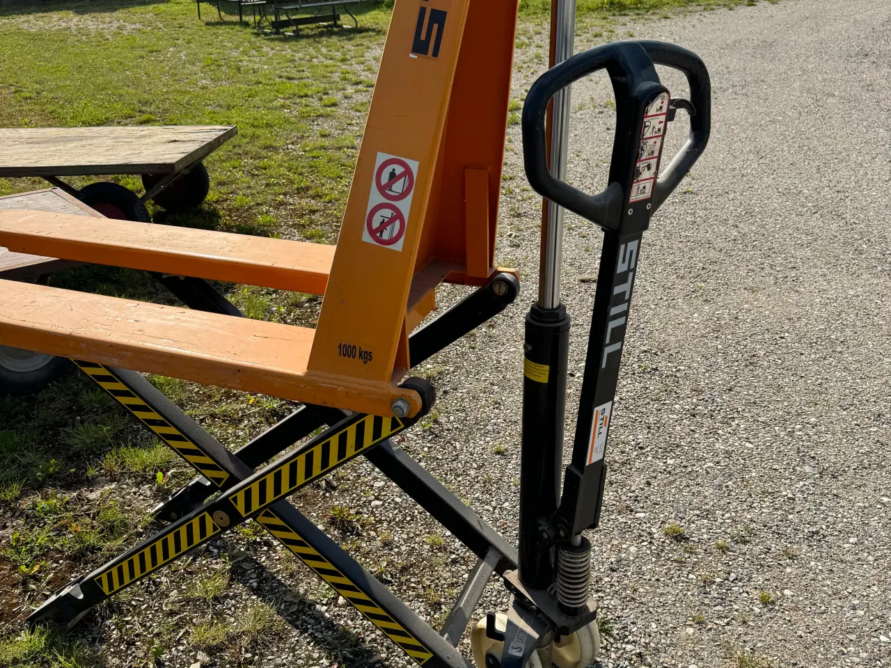 Billede 1 - Palleløfter arbejdsbord 80 cm høj