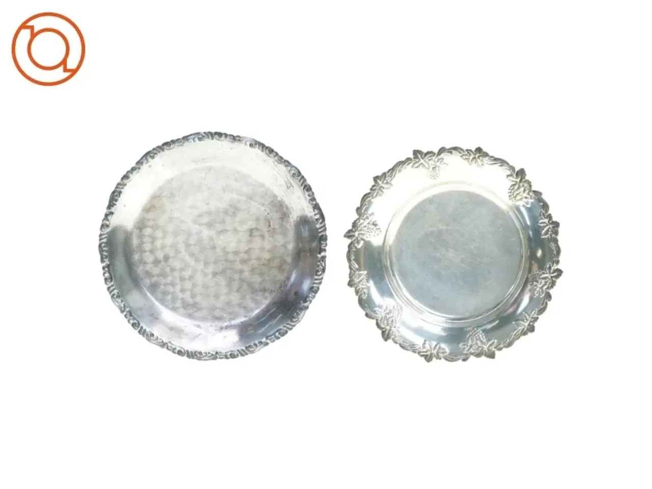 Billede 3 - Små sølvbakker i  sølvplet (str. 27 cm)