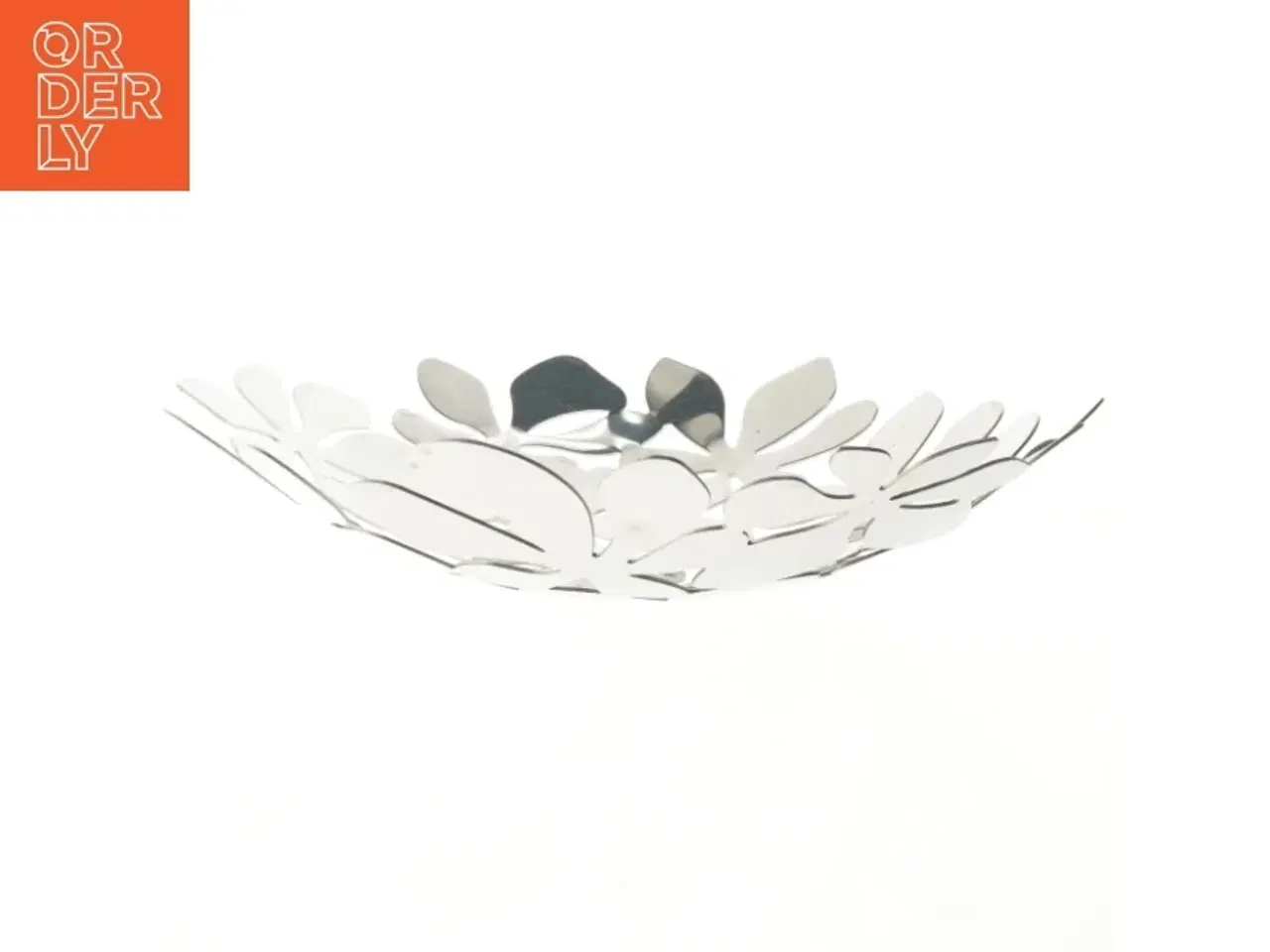 Billede 1 - Metal blomster skål (str. Ø. 43 cm)