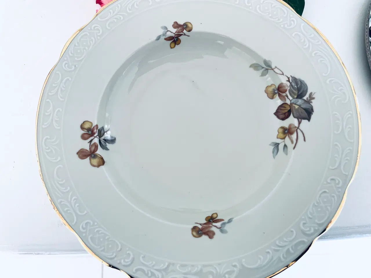 Billede 9 - Vintage dybe tallerkner 6 stk med patina 