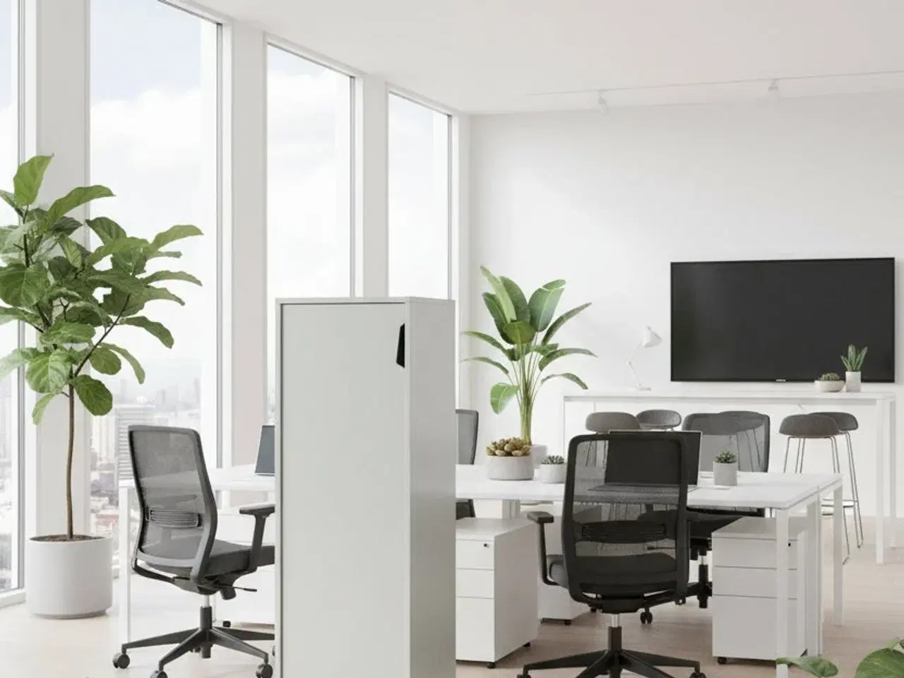 Billede 2 - Holmris B8 Genese Udtræksskab - Hvid