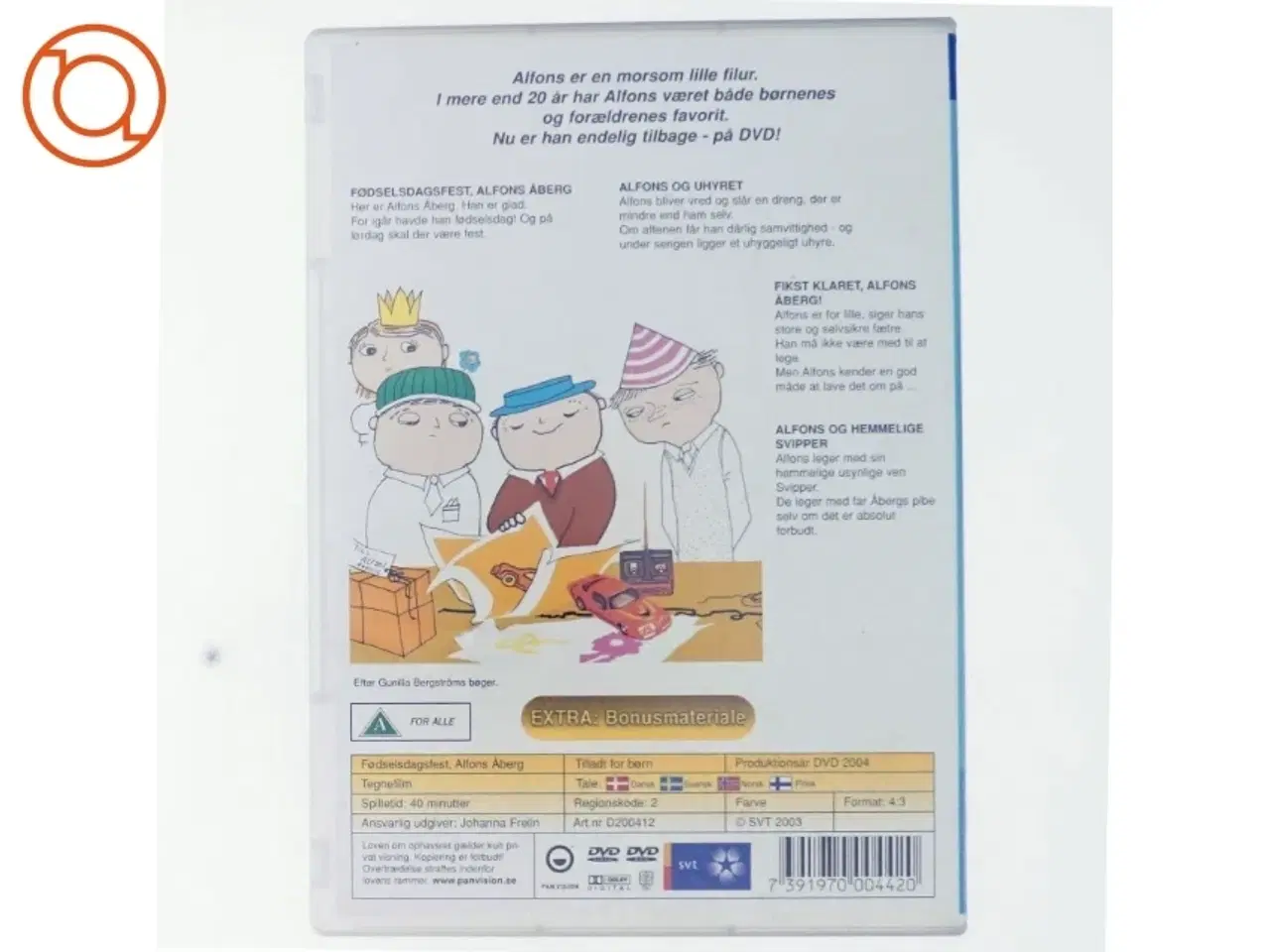 Billede 3 - Fødselsdagsfest, Alfons Åberg (DVD)