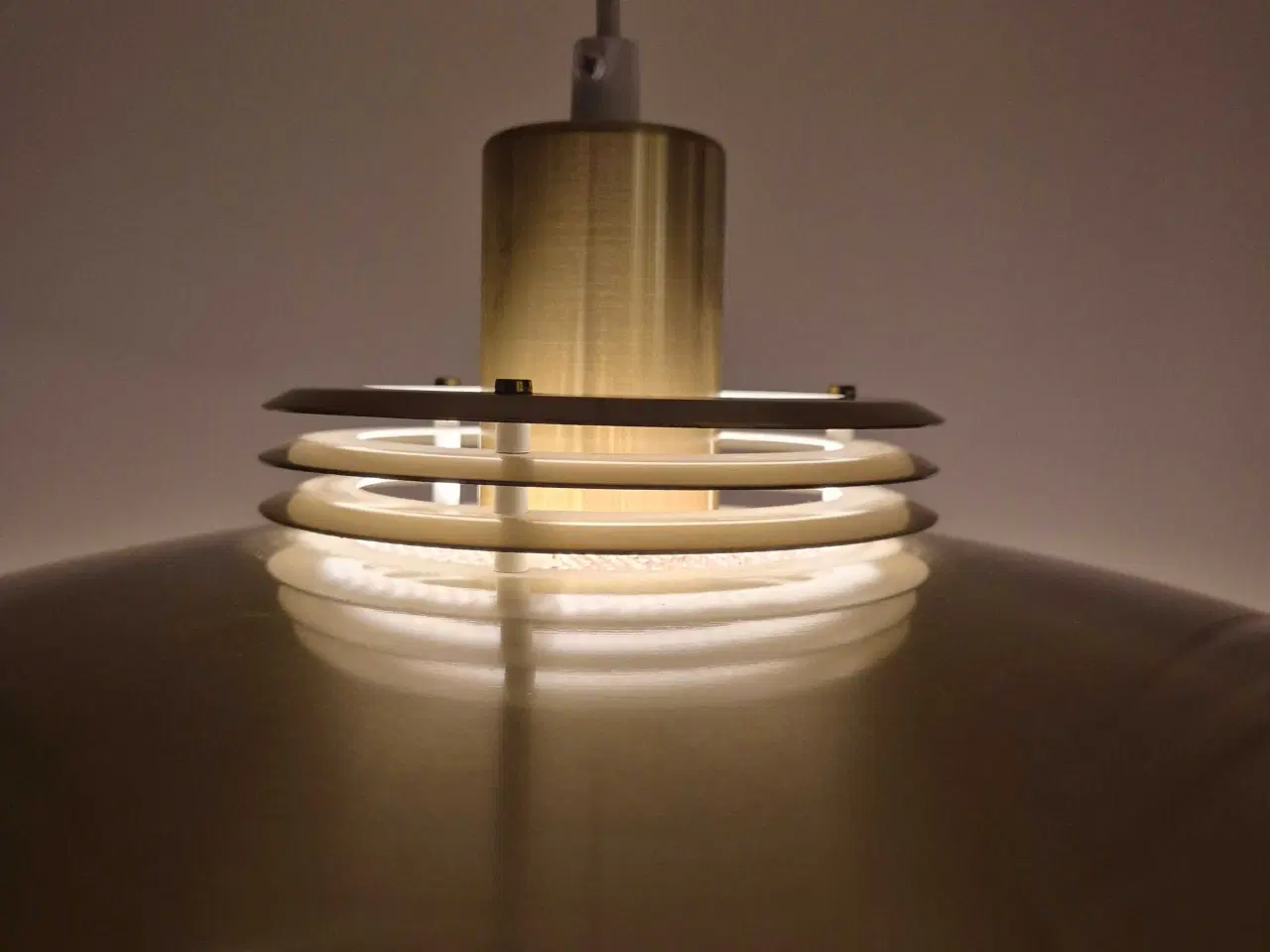 Billede 10 - Flerskærmspendel i gyldent messing 