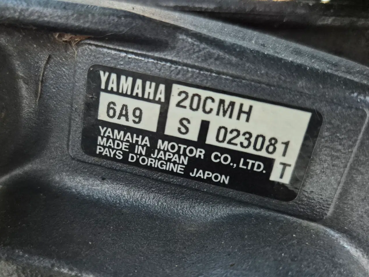 Billede 5 - Yamaha 20 hk med kort ben og tiller håndtag