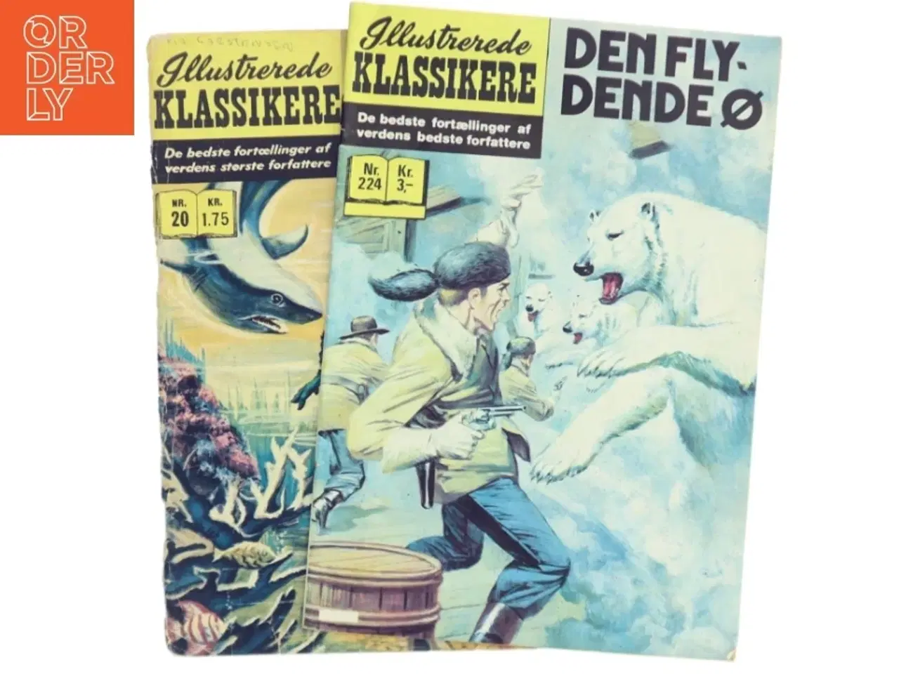 Billede 1 - Illustrerede Klassikere: Den Flydende Ø (Bog)