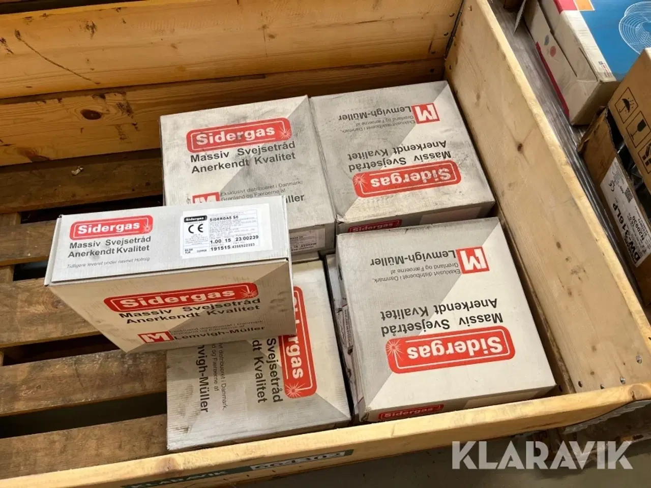 Billede 1 - Svejsetråd Sidergas S6 8 kasser