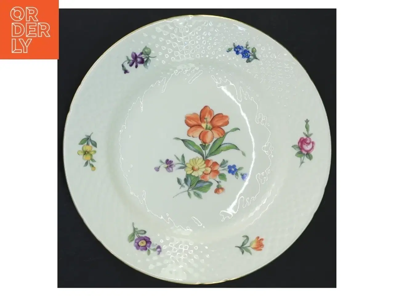 Billede 1 - B&G saksisk blomst tallerken (str. Ø 21 cm)