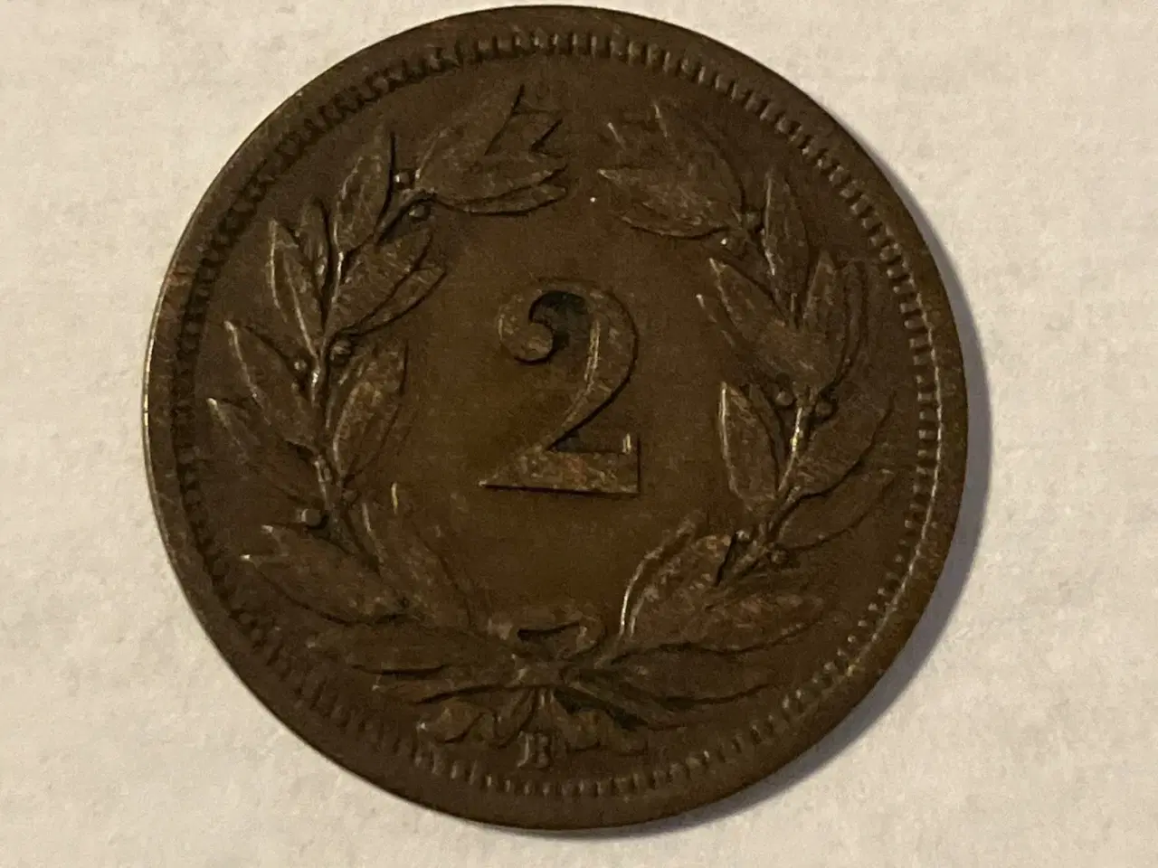 Billede 2 - 2 Rappen Switzerland 1875