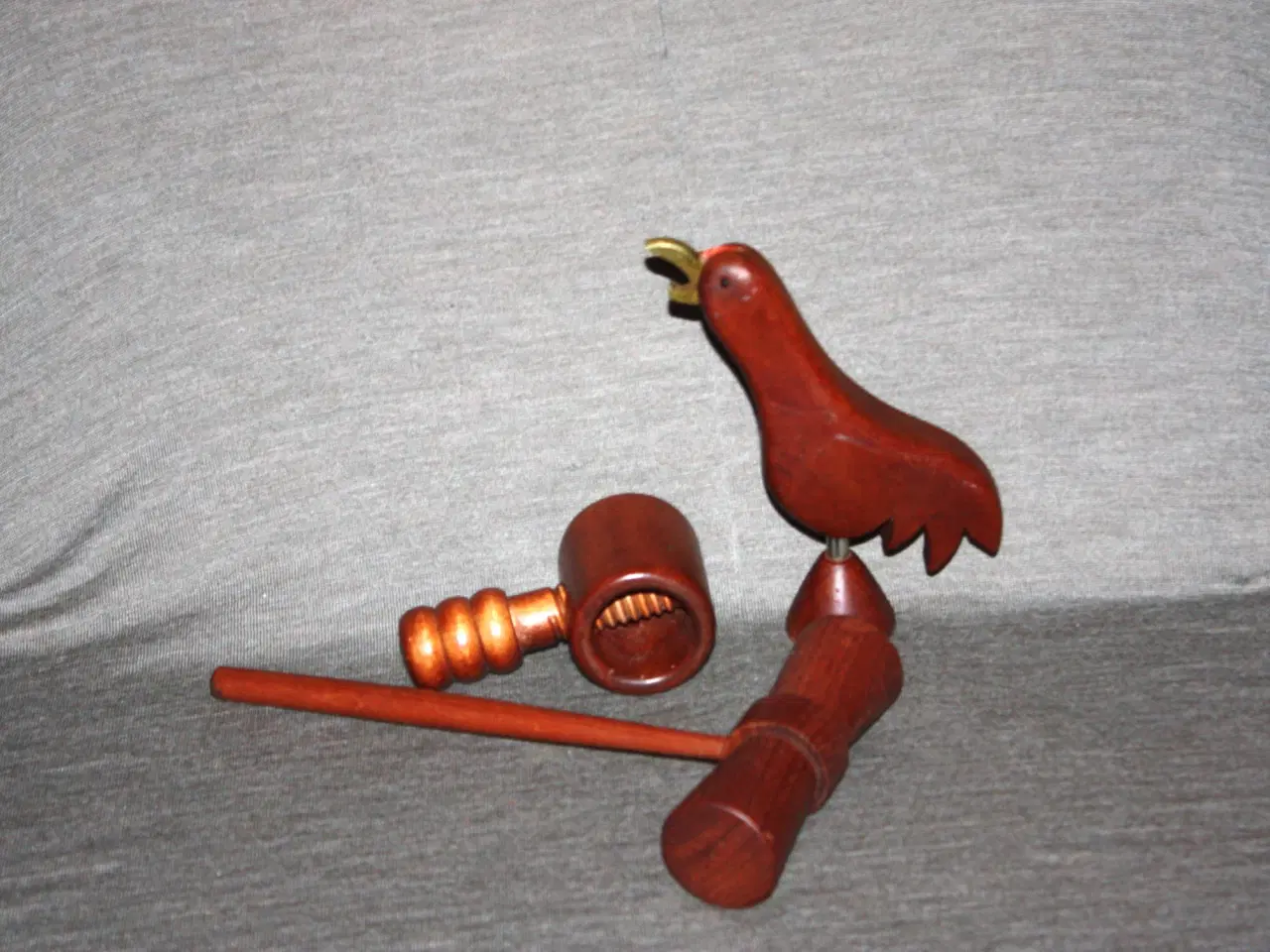 Billede 1 - Salt og peber sæt i teak som hammer