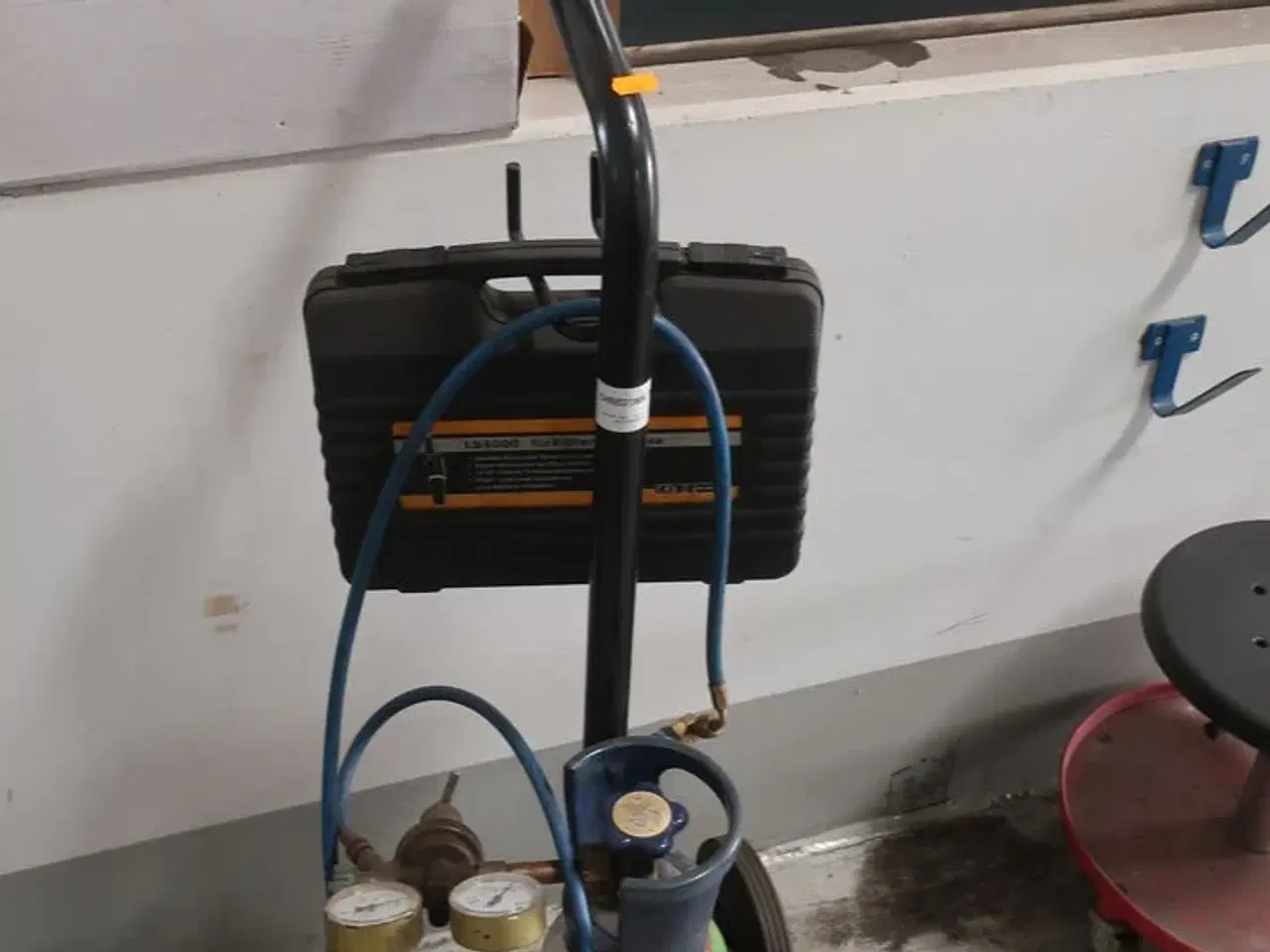 Billede 1 - Flaskevogn samt gasflaske