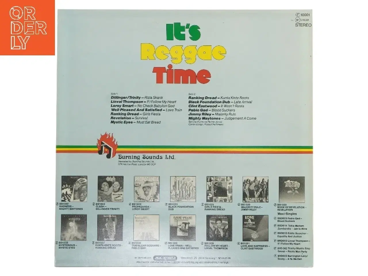 Billede 3 - It&#39;s Reggae Time vinyl album fra Burning Sounds Ltd.