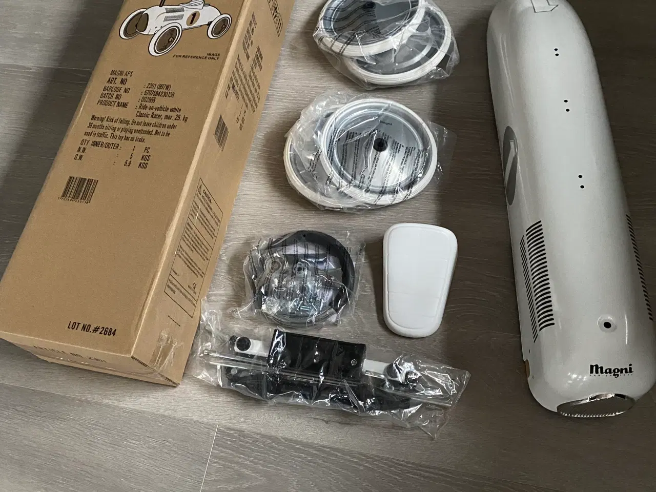 Billede 3 - Gåbil Racer i metal