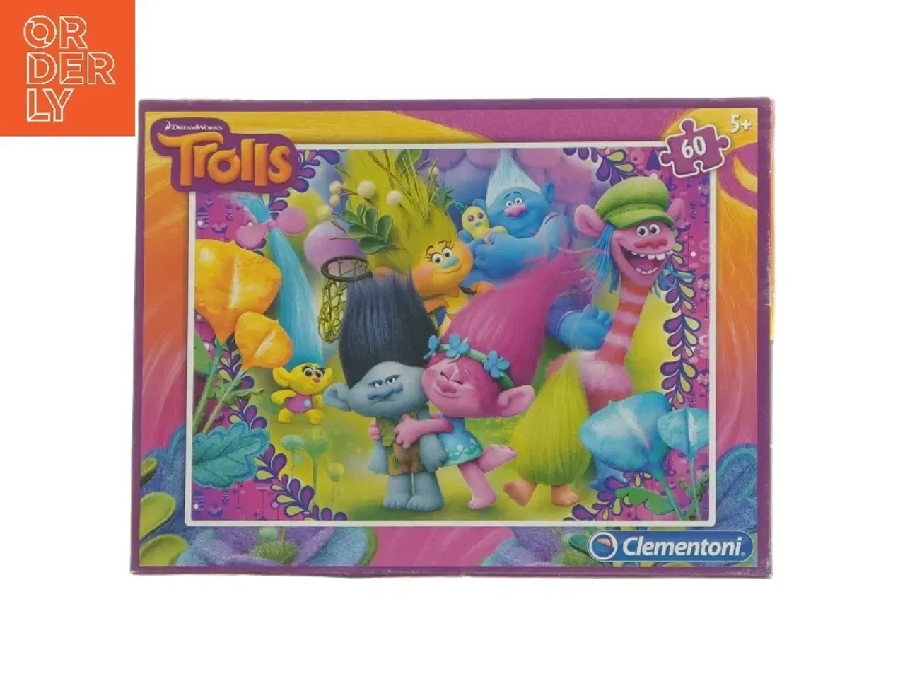 Billede 1 - Trolls puslespil med 60 brikker fra Clementoni (str. 60 brikker 33,5x23,5 cm)