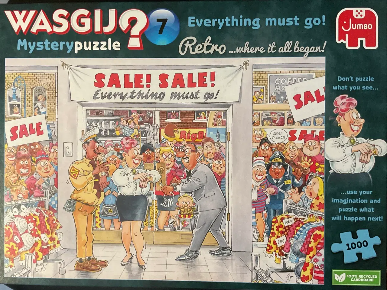 Billede 2 - Wasgij puslespil som nye