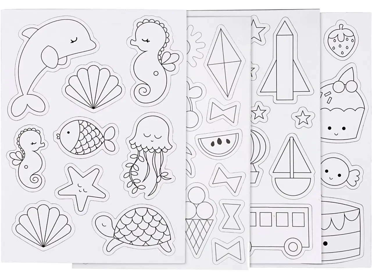 Billede 1 - Udstansede Magnetfigurer - 8 Ark til Kreativitet
