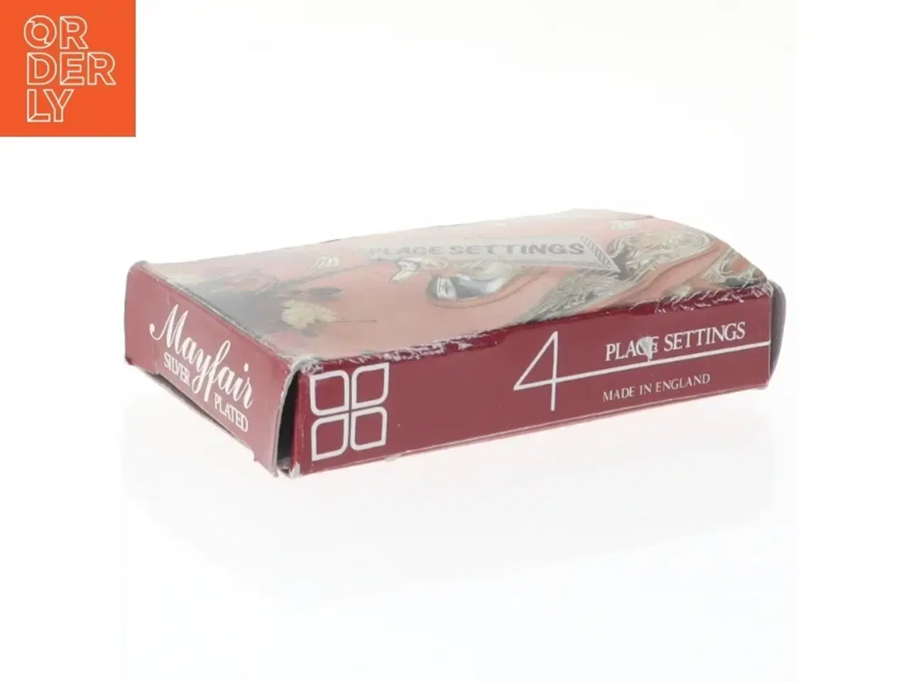 Billede 2 - Sølvbelagte bordkort holdere (str. 3 komma 7 x en komma 7 x 2 komma 4 cm)