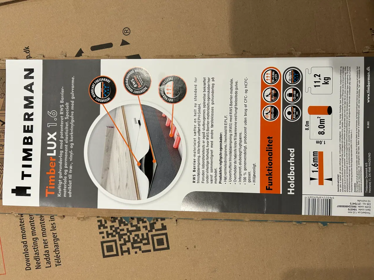 Billede 2 - Timberlux gulvunderlag