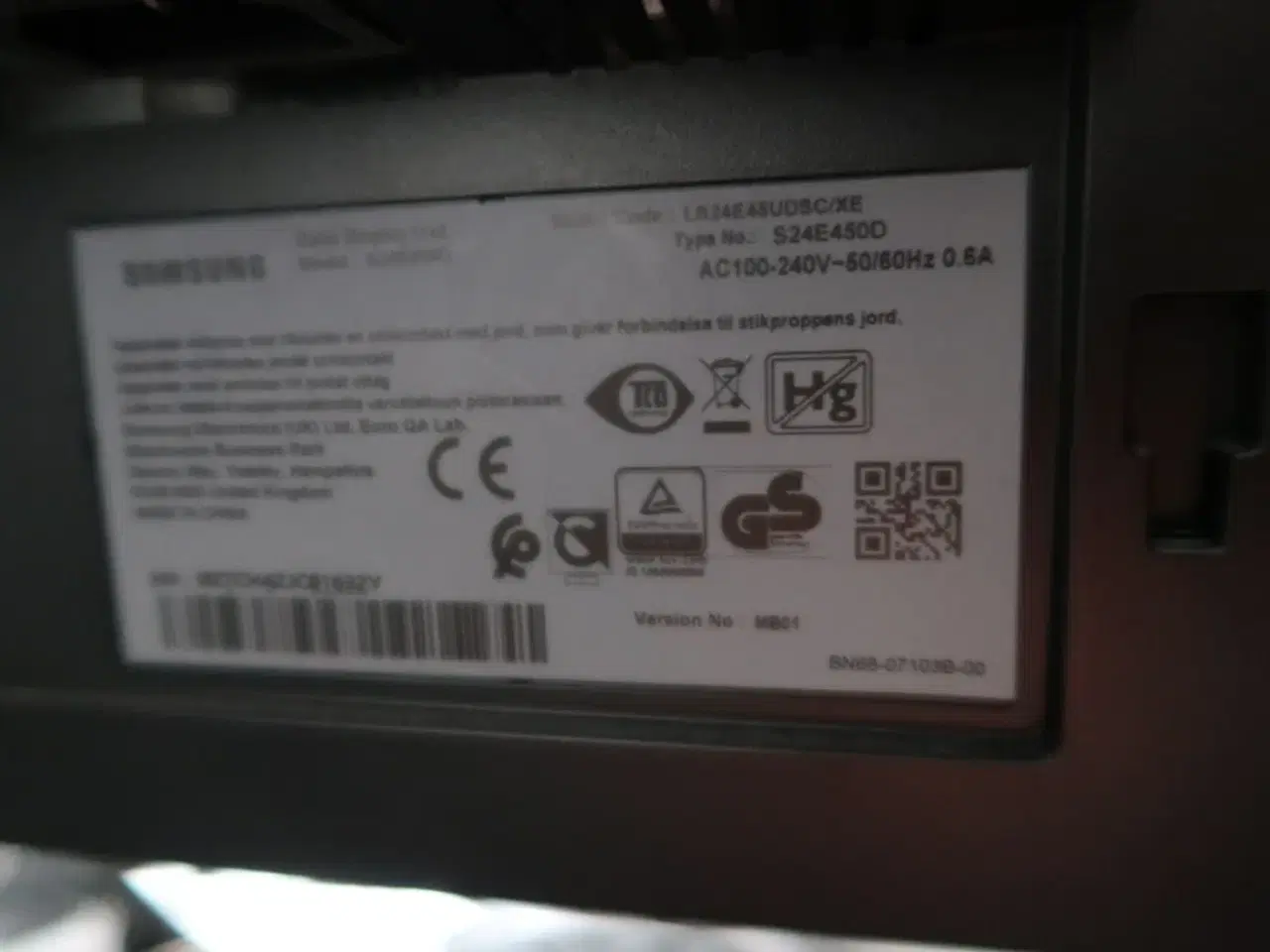 Billede 4 - 2 stk. computerskærme SAMSUNG S24E450D, dockingstation LENOVO ThinkPad Thunderbolt 3 Dock Gen 2, tastatur og mus