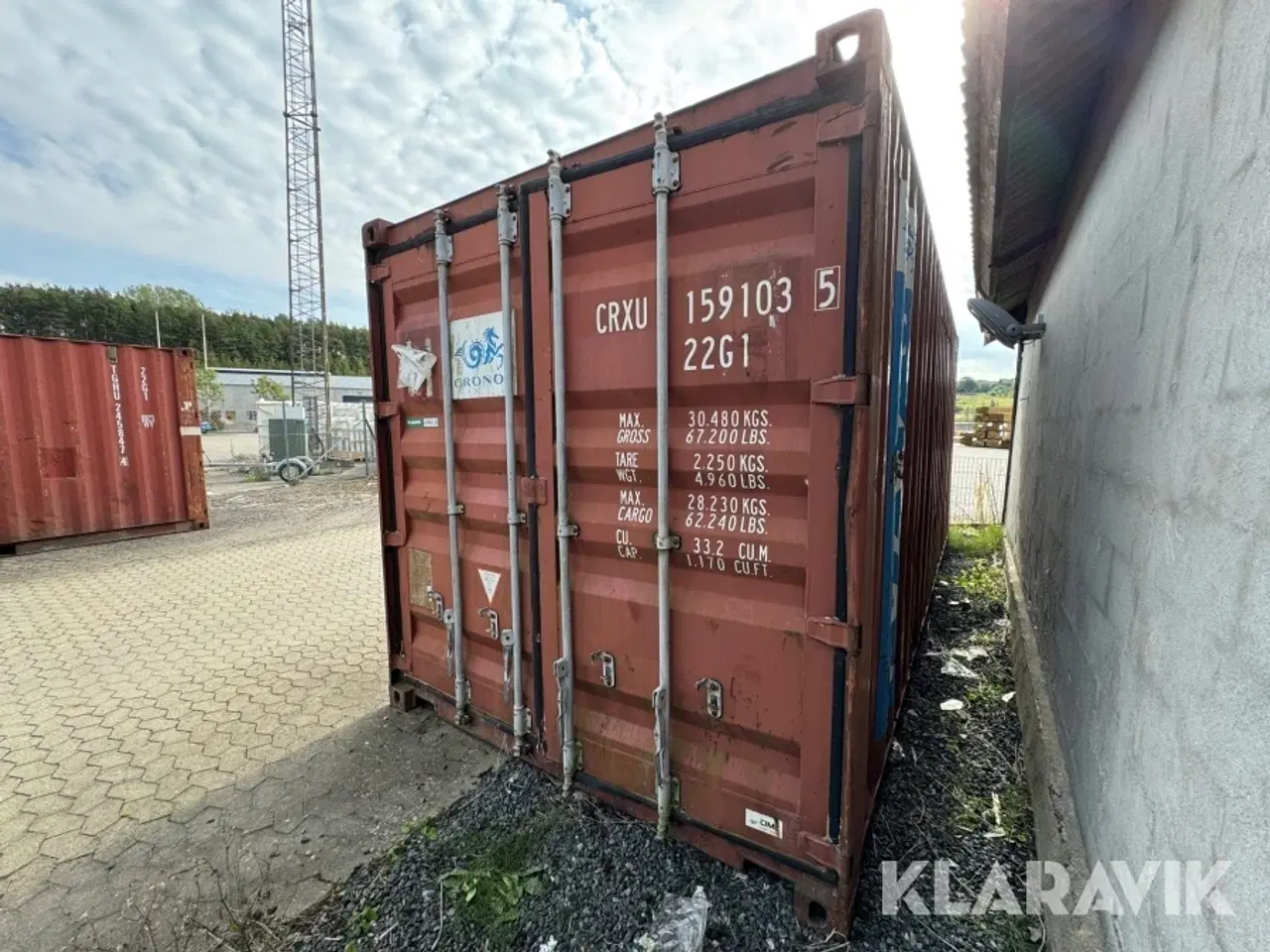 Billede 3 - Container Nantong CIMC 20 fods container