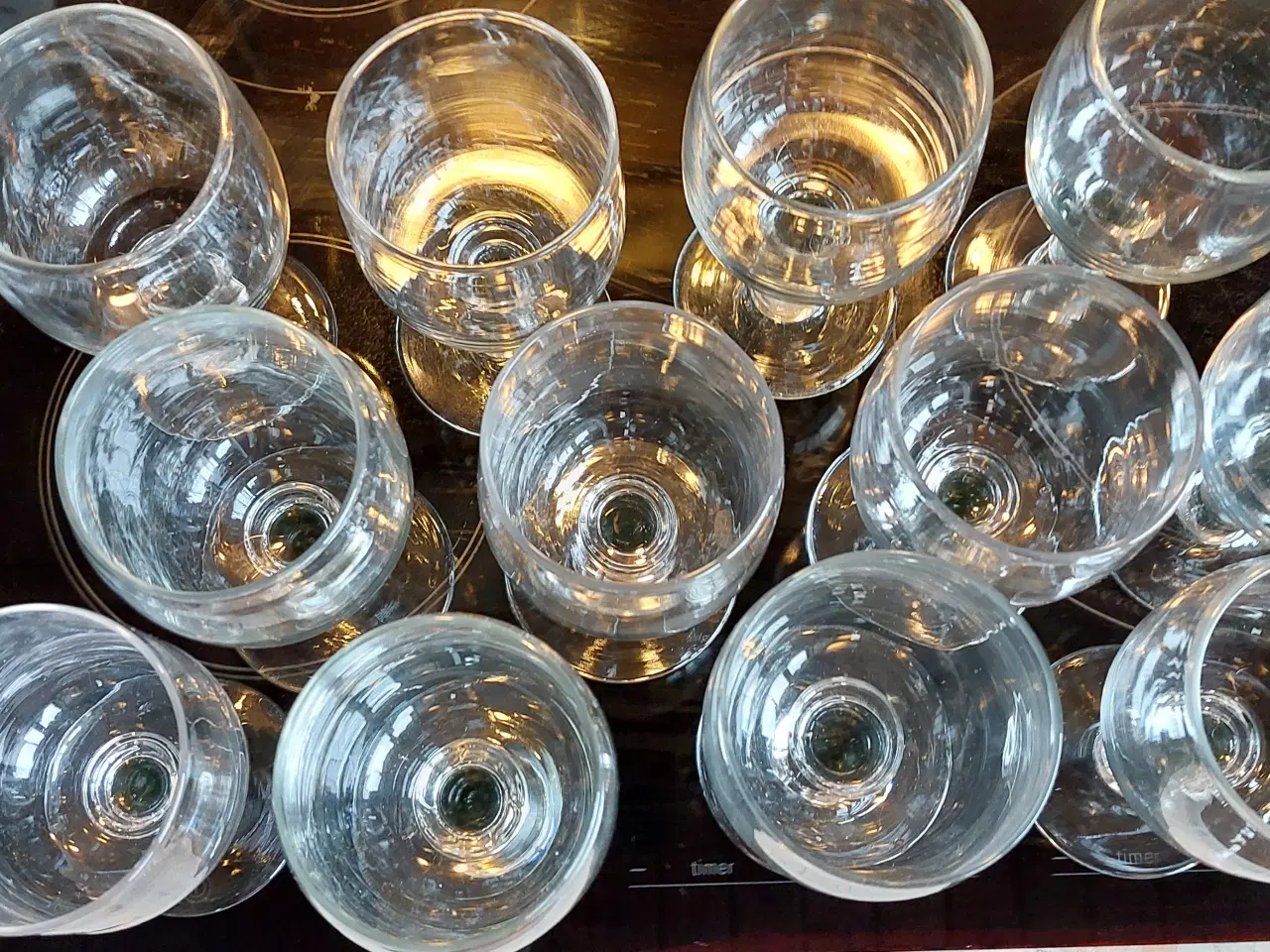 Billede 3 - 12 stk. ANTIKKE RØDVIN / PORTERGLAS 