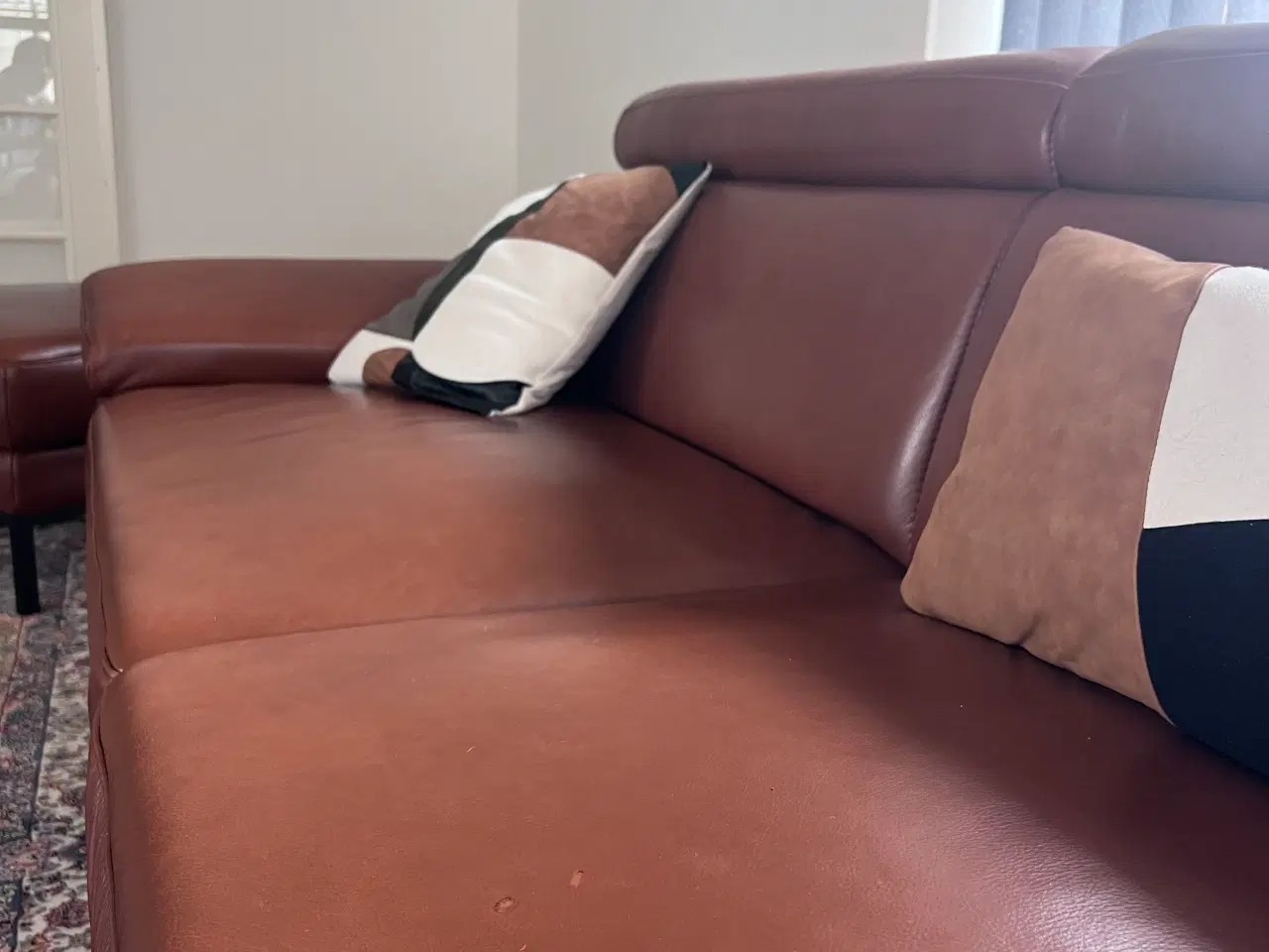 Billede 4 - Chaiselongsofa i Læder