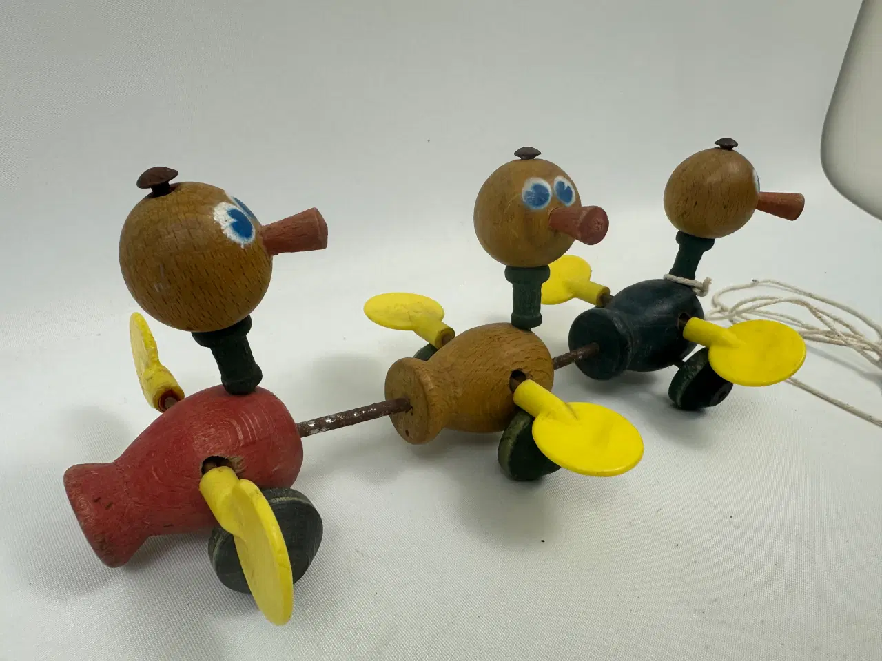 Billede 4 - Vintage andefamilie trælegetøj (Fisher Price?)