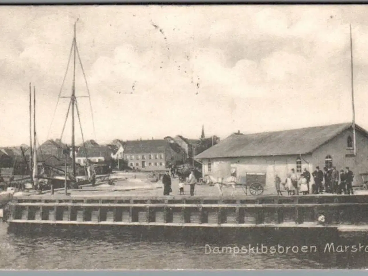 Billede 1 - Dampskibsbroen Marstal - Postkort - Brugt