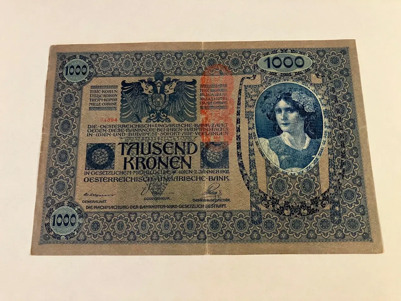 Billede 1 - 1000 Kronen Østrig-Ungarn