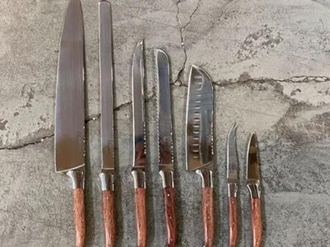 Billede 4 - Laguiole By Hâws Knivsæt Chef Rosewood 7 stk