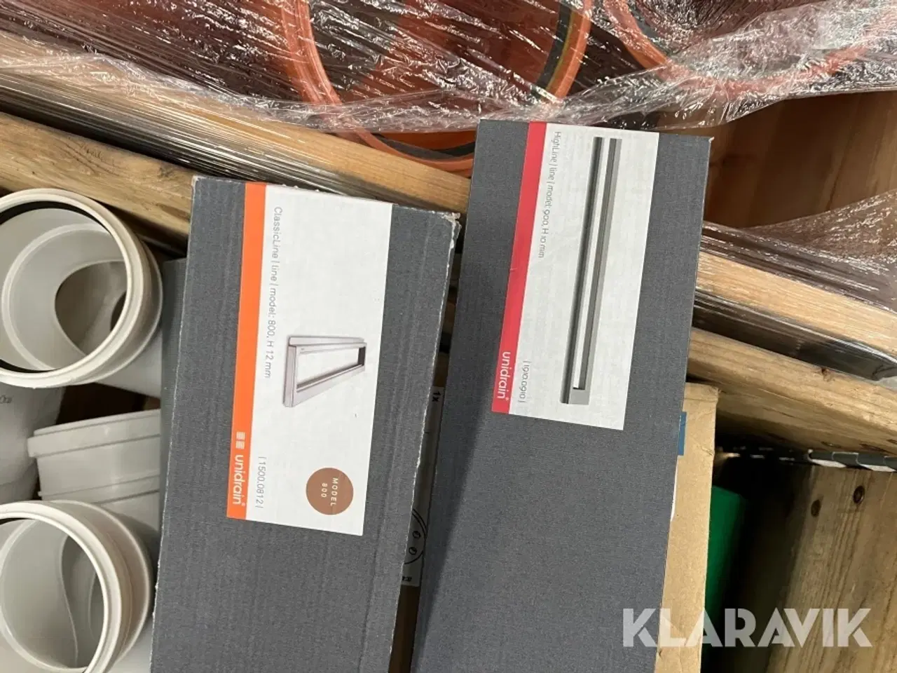 Billede 8 - Lot - unidrain, svejsetråd, kloakrør og øvrigt - 2 paller