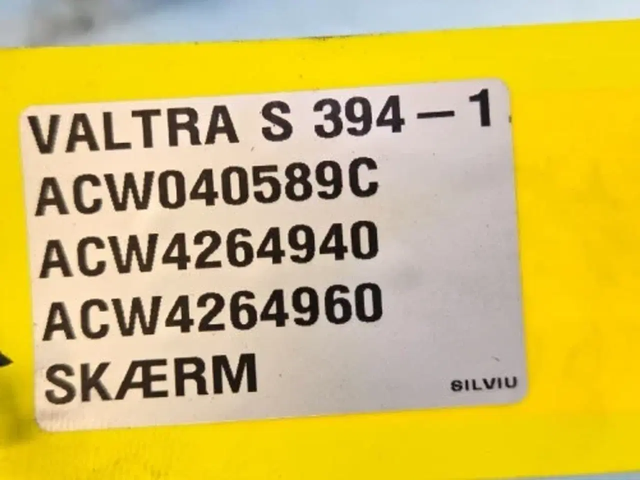 Billede 9 - Valtra S394 Skærm ACW040589C