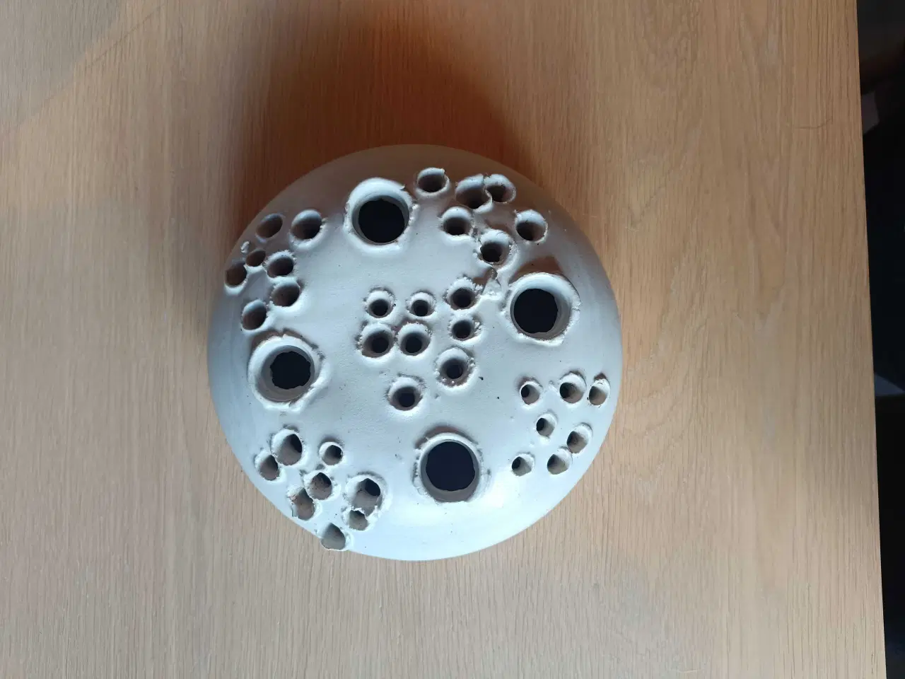 Billede 1 - Aage Würtz Ikebana-vase i stentøj