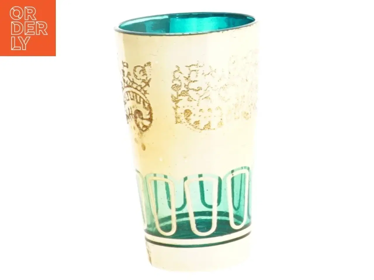 Billede 1 - Dekorativt glas (str. 9,5x5,5 cm)
