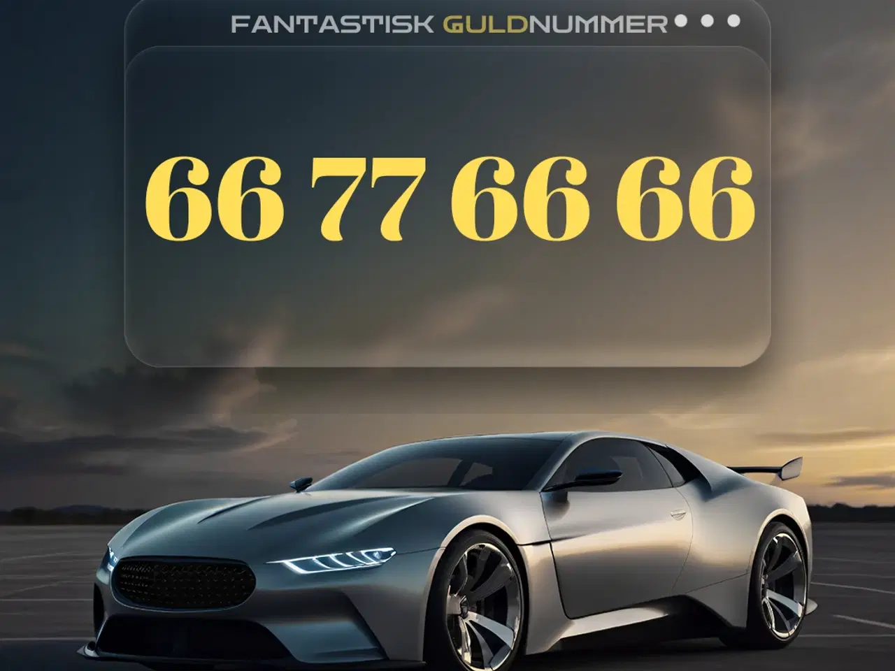 Billede 1 - Guldnummer, Telefonnummer: 66 77 66 66 