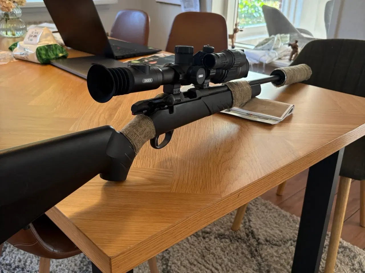Billede 2 - Sako Quad 17 hmr + Pulsar Digex + lyddæmper