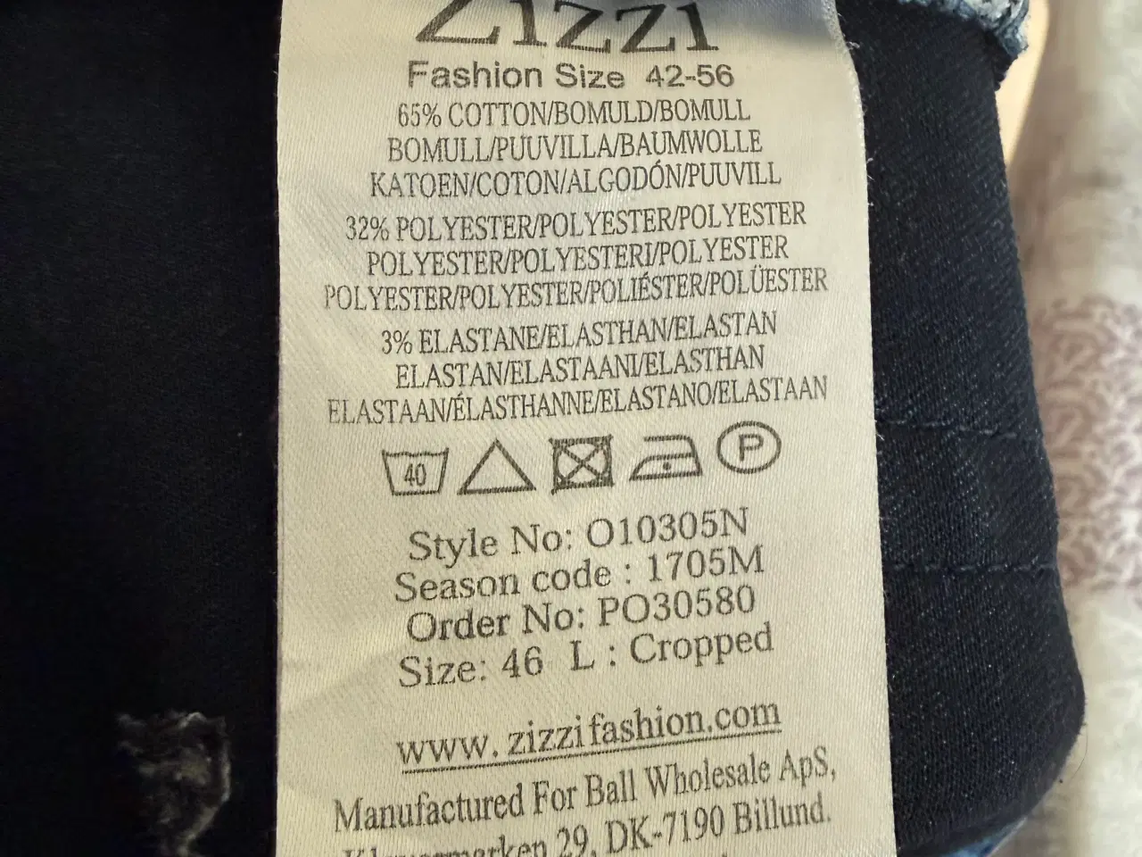 Billede 6 - Jeans Zizzi str 46 grå og blå