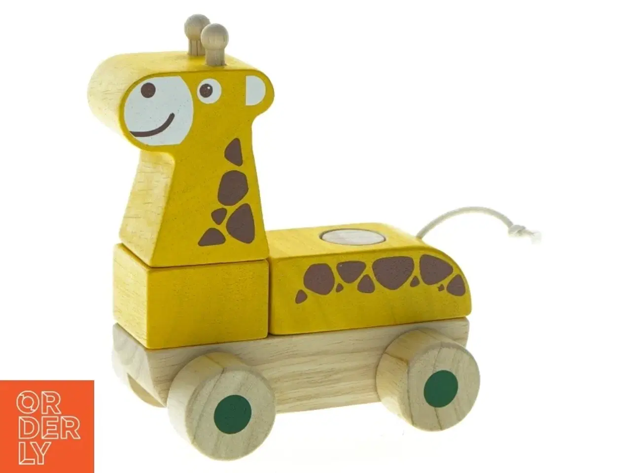 Billede 2 - Øko Toys Træ Giraf Sorteringsspil fra Øko Toys (str. 12 x 7 x 13 cm)