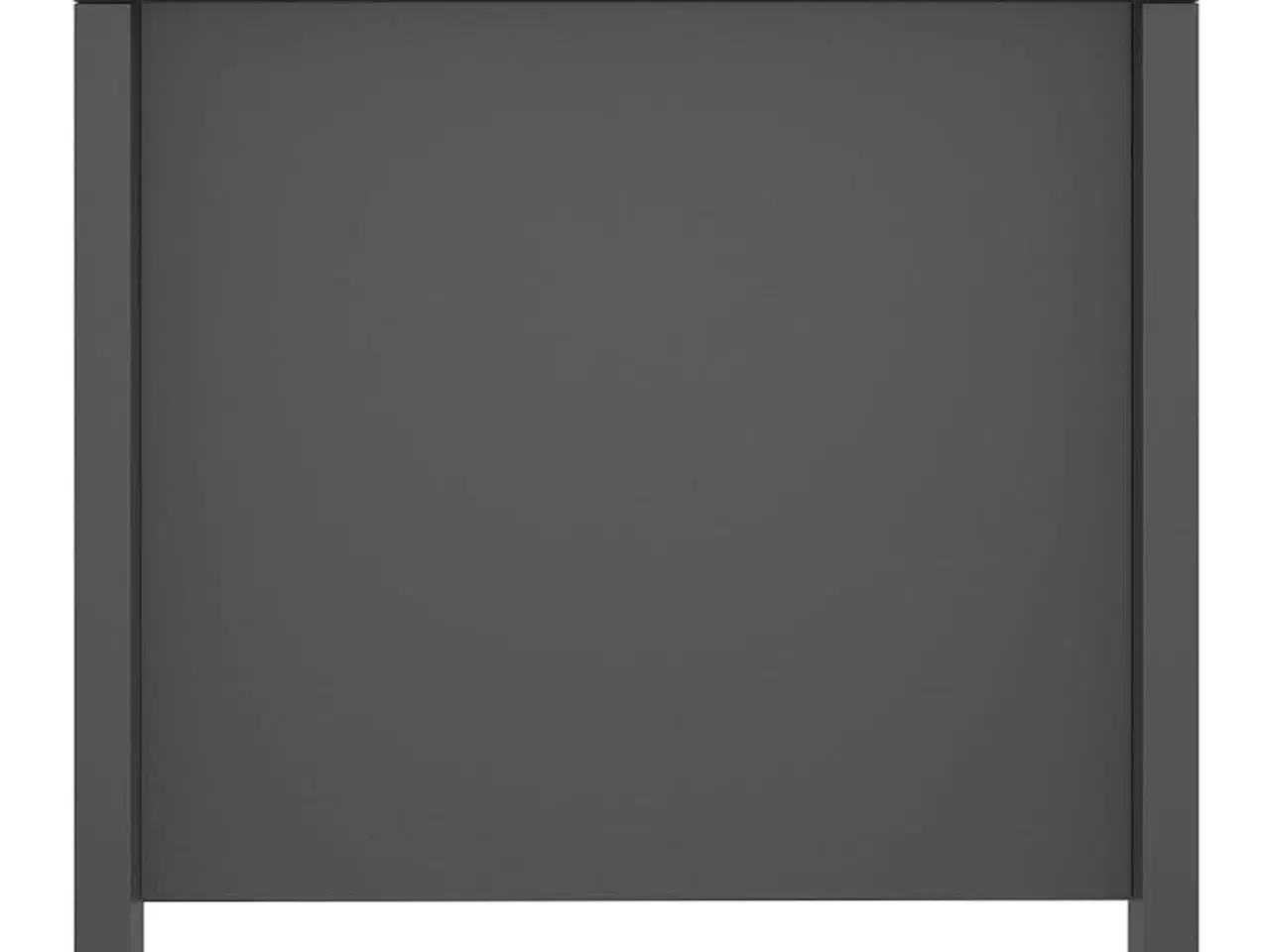 Billede 6 - Opbevaringsboks med hynde 105x40x45 cm konstrueret træ grå