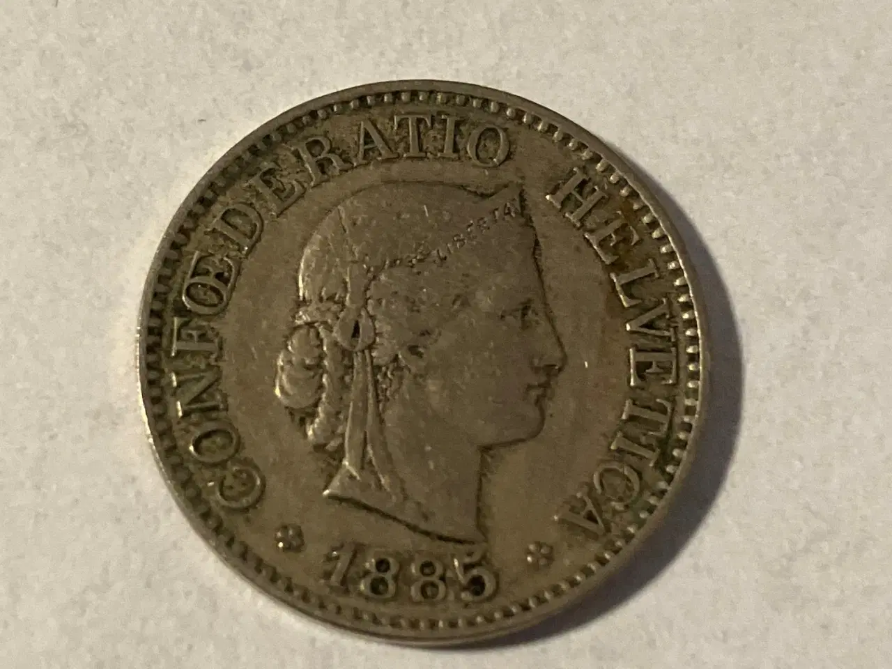 Billede 1 - 10 Rappen 1885 Switzerland