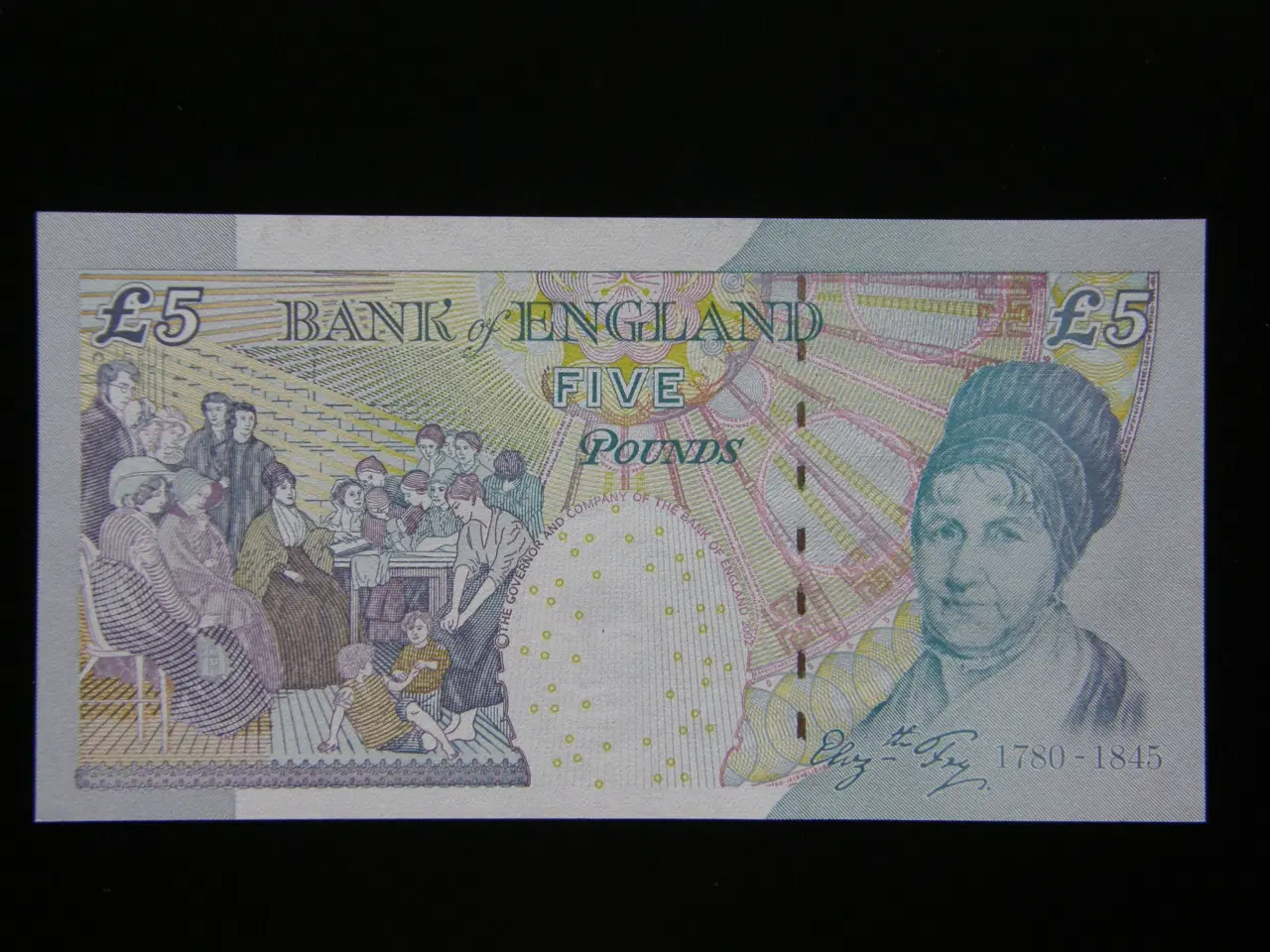 Billede 2 - England 5 Pounds  2002(2012)  P391d  Unc