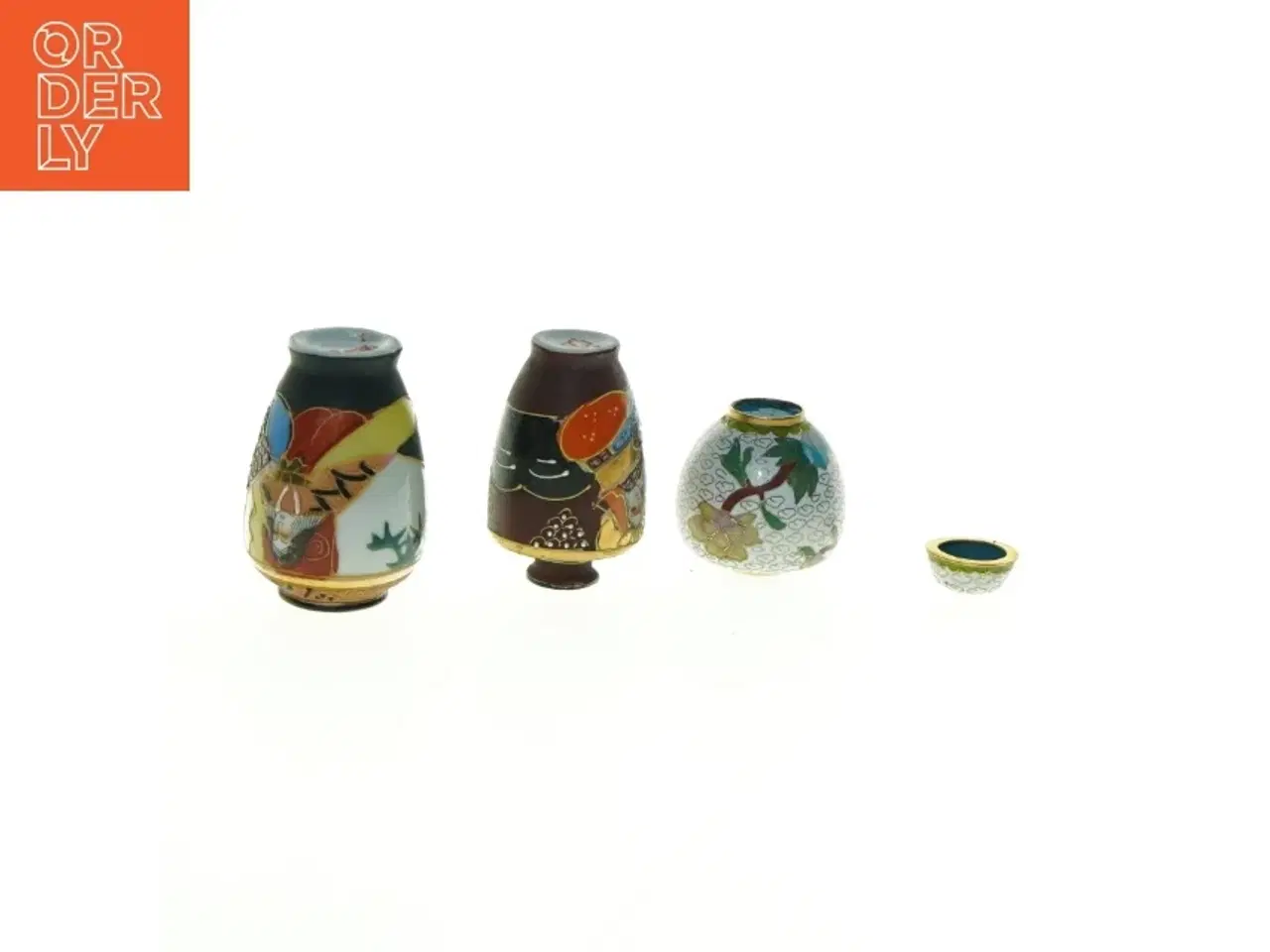 Billede 3 - Dekorative miniature vaser (str. 4,5 x, 4 cm til 6,5 x 4 cm)