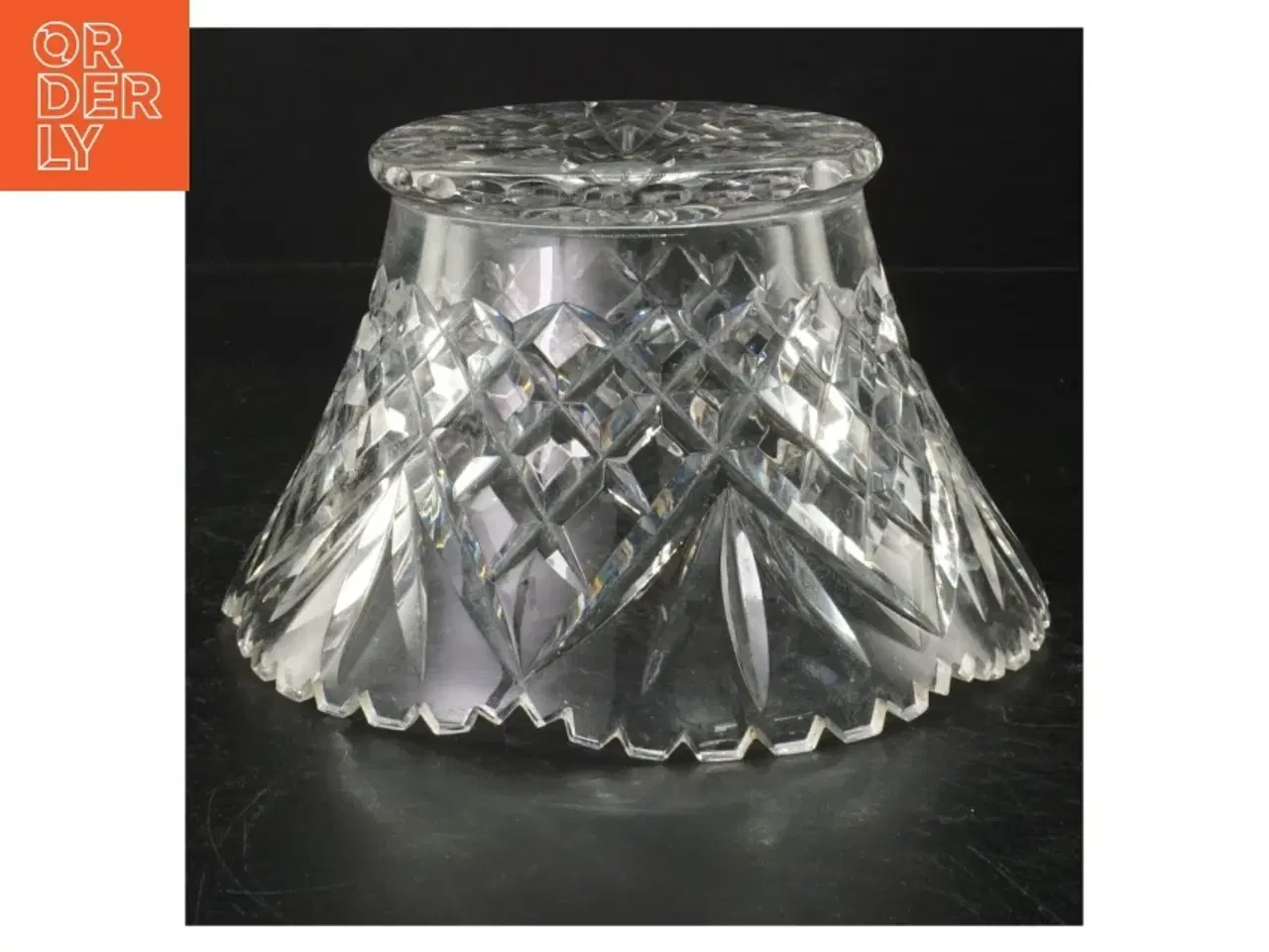 Billede 2 - Krystal skål (str. Ø. 19,5 cm)