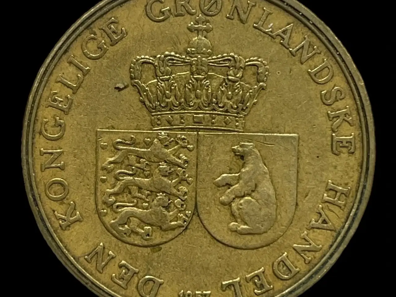 Billede 1 - 1 kr 1957 Grønland