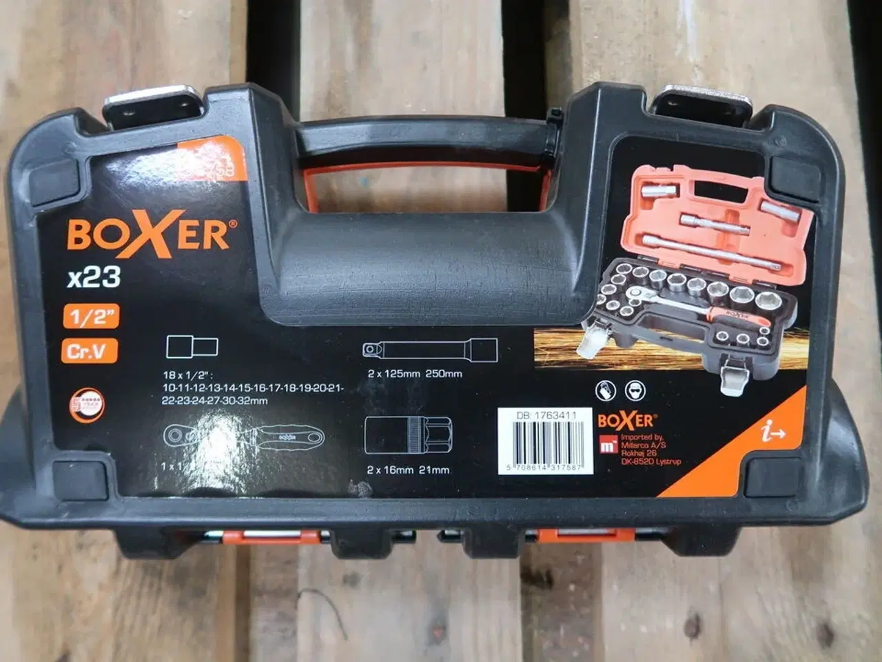 Billede 2 - Boxer topnøglesæt 10-32 mm 1/2" 23 dele
