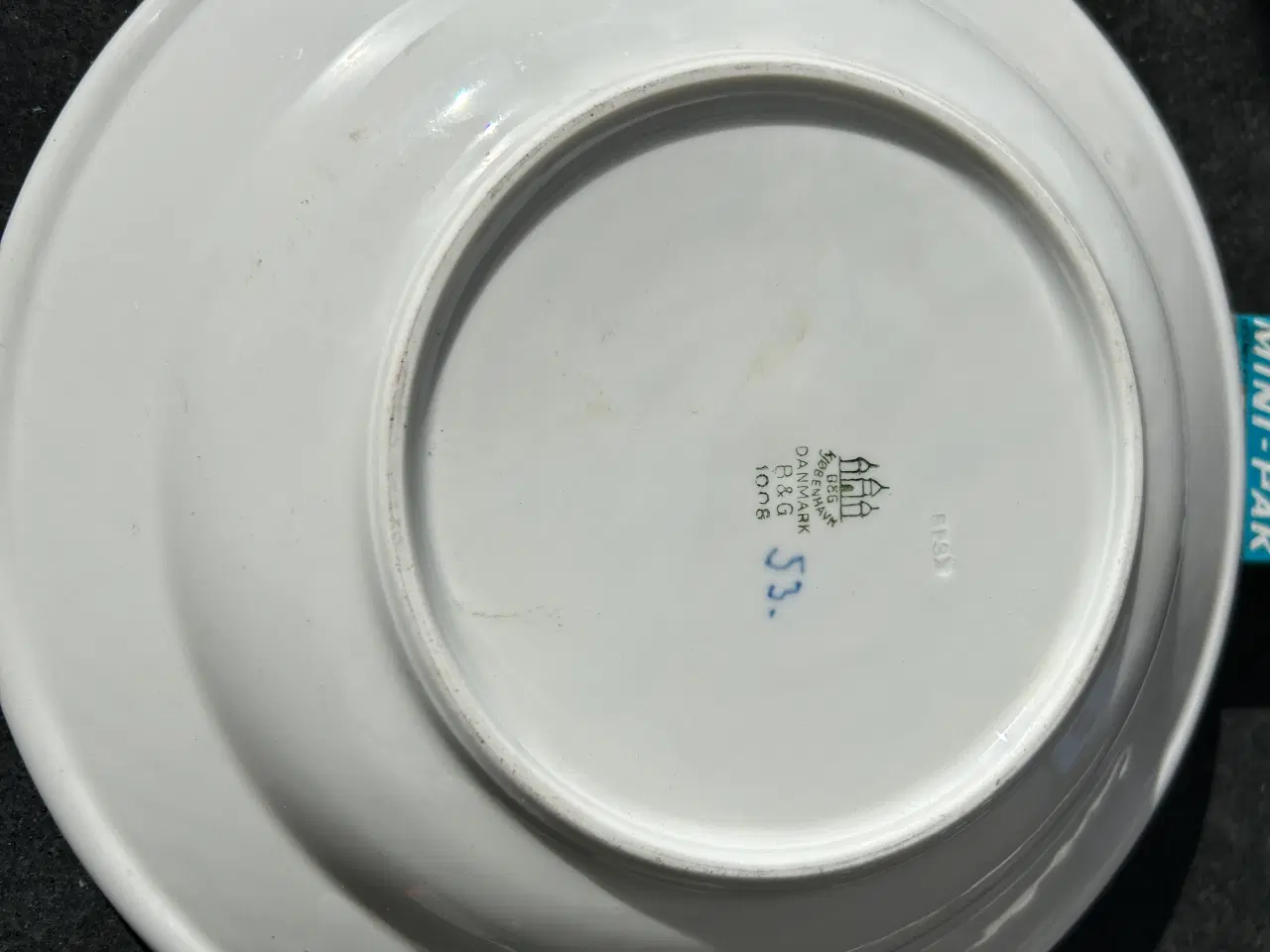 Billede 14 - Muselmalet diverse fad og tallerkener