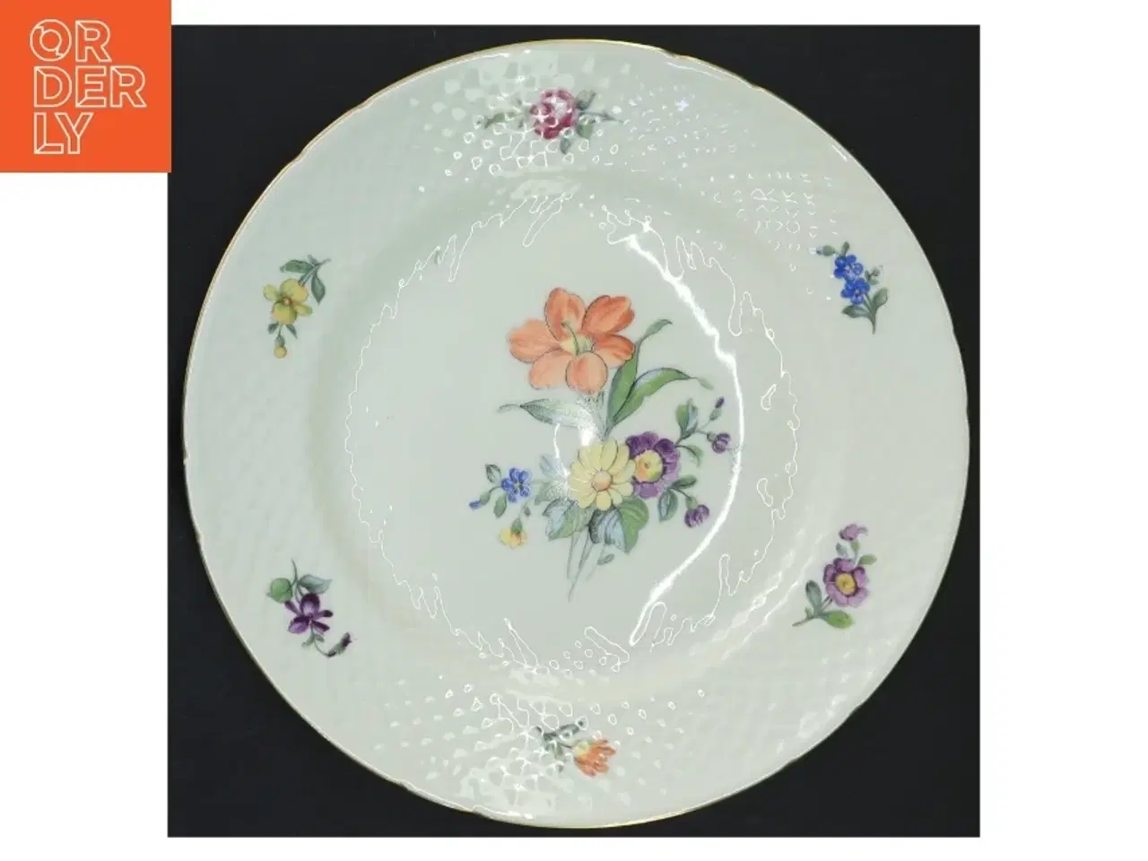 Billede 1 - B&G Saksisk blomst tallerken (str. Ø 21 cm)