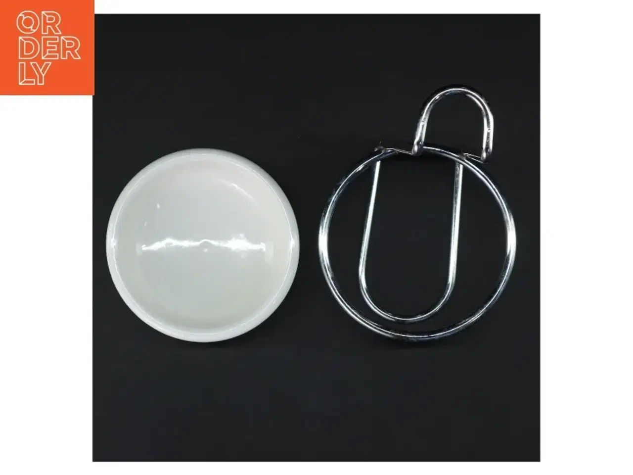 Billede 4 - holder til grydeske med keramisk skål (str. Ø 11 cm)