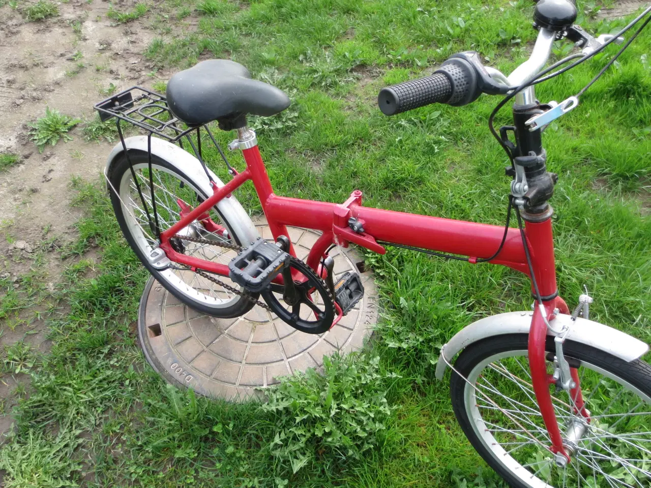 Billede 1 - Mini Cykel Rød med 3 gear