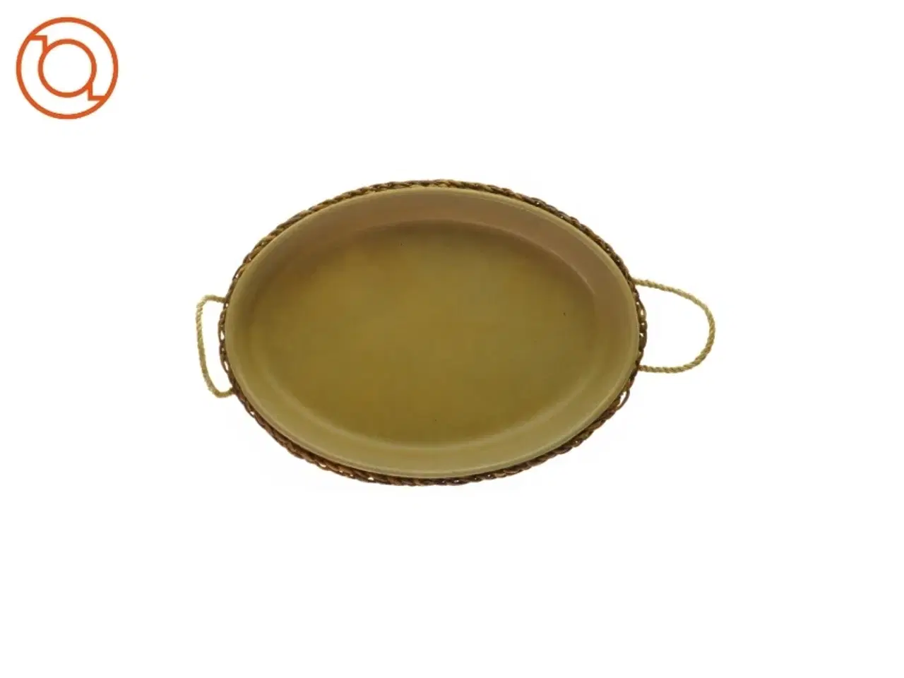 Billede 2 - Porcelæns fad med bærgerkurv